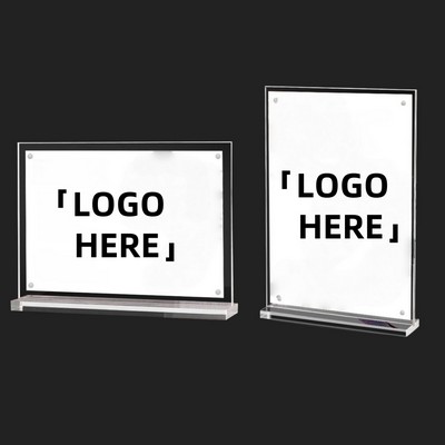 Clear Acrylic Table Card Holder Menu Holder(3.9" X 5.9")