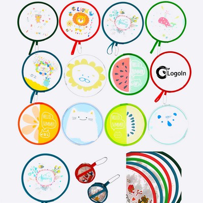 Handheld Round Folding Fan