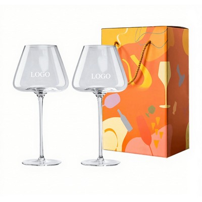 European-Style Concave-Bottom Red Wine Glass Set