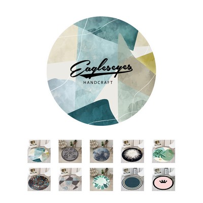 Fun Round Rubber Floor Mat