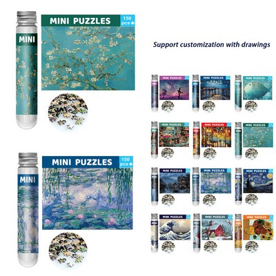 Custom Pattern 150-Piece Puzzle in Tube