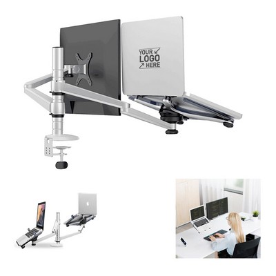 Dual Monitor & Laptop Mount Stand