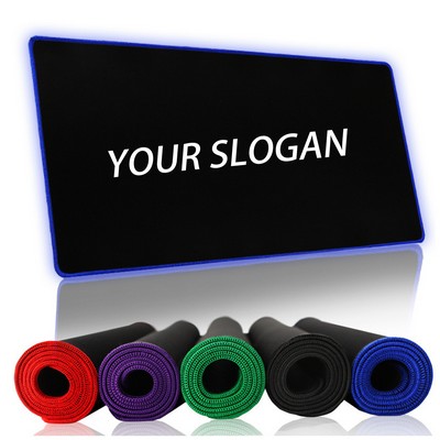 Large Gaming Mouse Pad With Stitched Edges