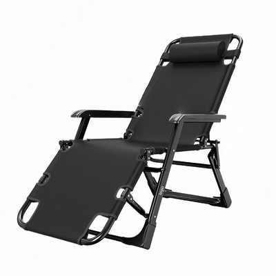 Portable Folding Reclining Chair for Nap Lounging and Outdoor Use