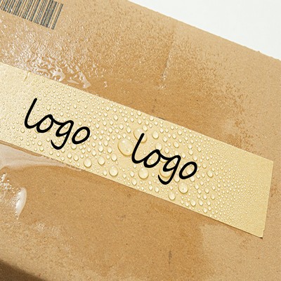 Customized 2.3" Waterproof Kraft Brown Paper Packing Tape