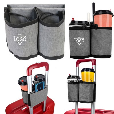 Luggage Box Handle Cup Holder
