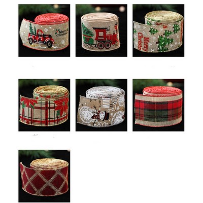 Christmas Snowflake Decorative Ribbon