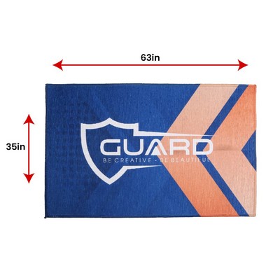 Textured Home Rug with Non-Skid Back 35" x 63"