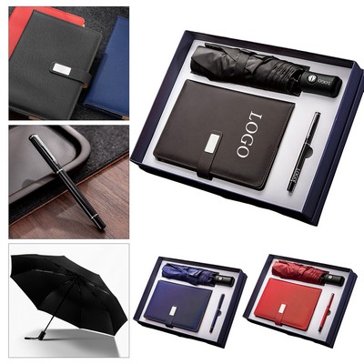 Umbrella Notebook Pen Creative Gift Set
