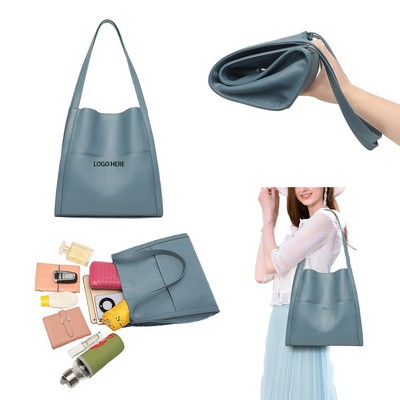 Vegan Leather Tote Bag For Women