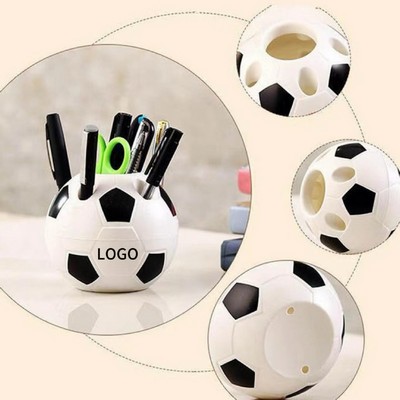 Football-Shaped Desktop Pen Holder