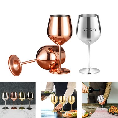 Stainless Steel Wine Goblets 17Oz For Xmas Gift Beach