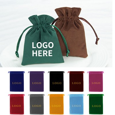 Minimum Order 50 Velvet Drawstring Gift Pouches