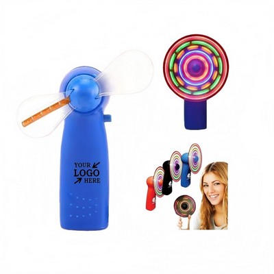 Colorful Luminous Fan w/ Battery