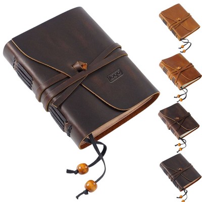 Genuine Leather Vintage Refillable Notebook