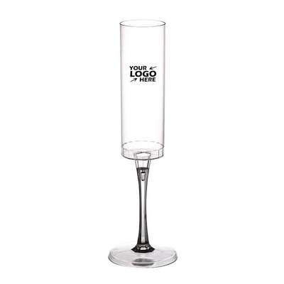 6oz Plastic Champagne Flutes