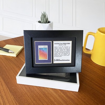 Framed Stamp Gift/Award Celebrating Science & Industry