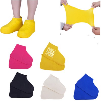 Latex Waterproof Portable Rain Shoe Covers