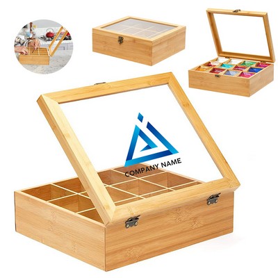 Bamboo Tea Storage Box