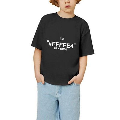 Classic Boys' Everyday Tee Breathable Cotton for Layered Streetwear