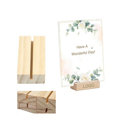 Wood Place Card Holders