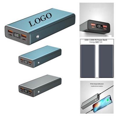 Aluminum Alloy Fast Charging Power Bank
