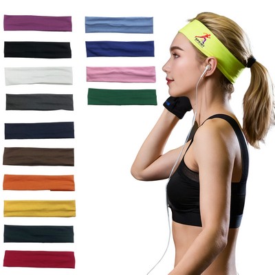 Minimalist Solid Color Sports Headband