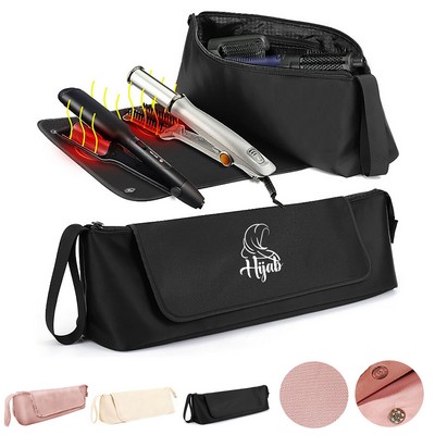 2-in-1 Design Hair Tools Travel Bag and Heat Resistant Mat