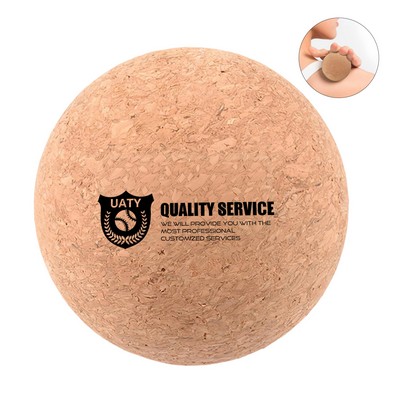 Non-Slip Cork Yoga Massage Ball