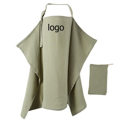 Nursing Cover for Baby Breastfeeding 100% Cotton Breastfeeding Cover