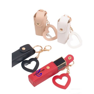 Keychain With Lip Balm Bag