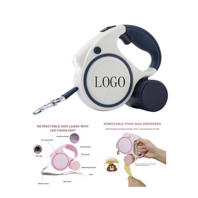 Quick-Release Retractable Dog Leash