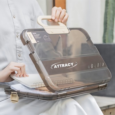 A4 Plastic Document Box Organizer