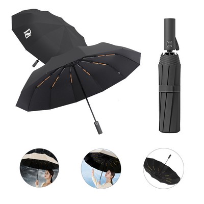 Auto-Open Folding Umbrella