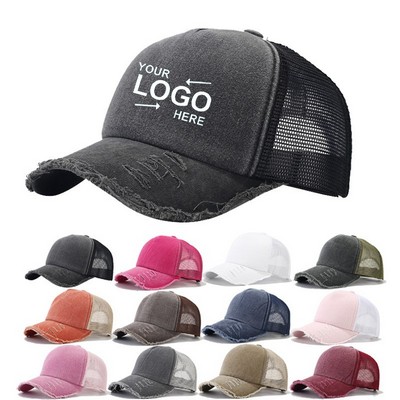 Canvas Mesh Back Hat