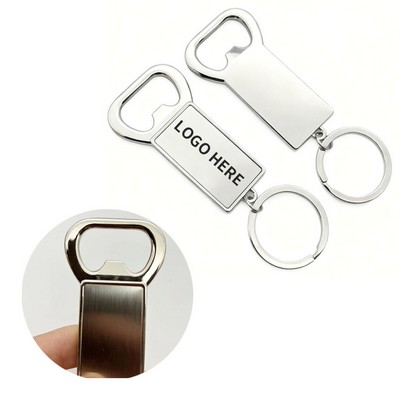 Rectangular Keychain Bottle Opener