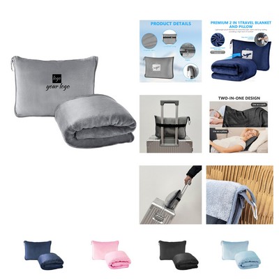 Travel Blanket And Pillow