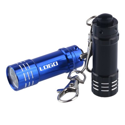 Compact 3-LED Swivel Keychain Light
