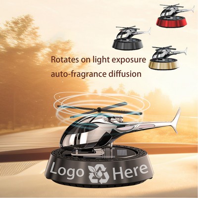 Car Air Freshener Solar-Powered Rotating Plane