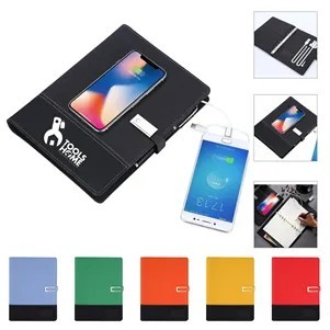 Multi Functional Wireless Power Bank Notebook