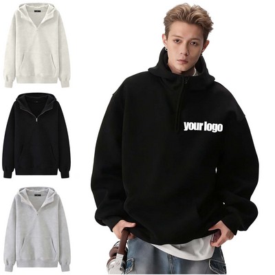 Zip Long Sleeve Athletic Performance Pullover