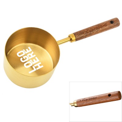 Measuring Spoon With Wood Handle