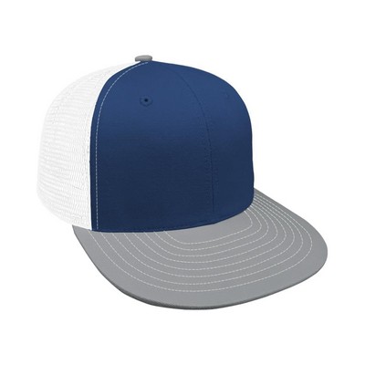 Union/USA Made Tricolor Twill/Mesh Back Snapback Prostyle
