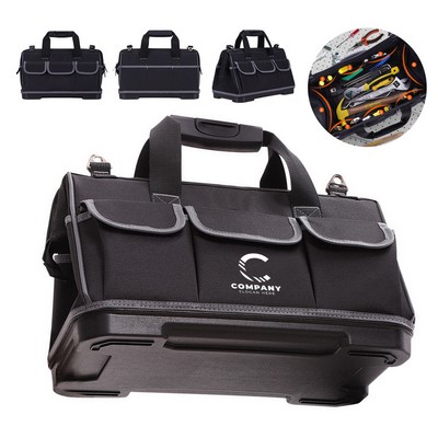 Oxford Cloth Tool Bag with Plastic Base