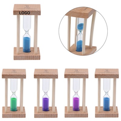 5mins Wooden Sand Hourglass