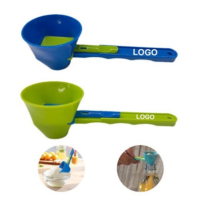 Funnel Style Plastic Measuring Spoon