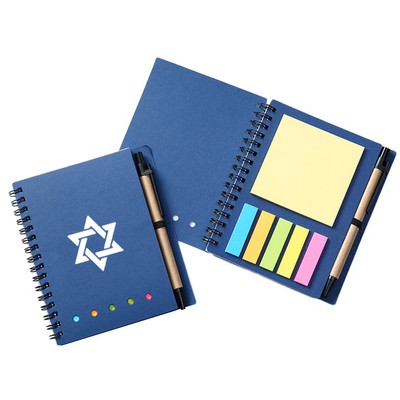 Sticky Notes Notebook With Pen