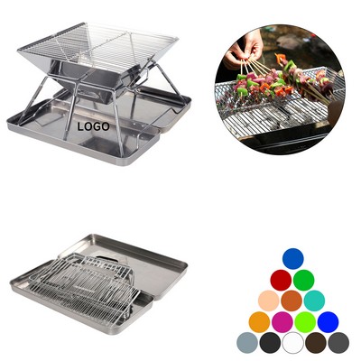 Portable Camping Grill w/Carrying Bag