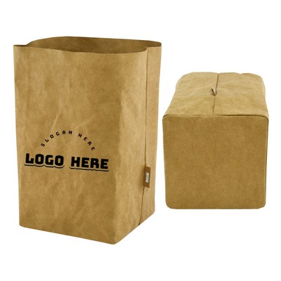 Medium Washable Kraft Paper Storage Bag