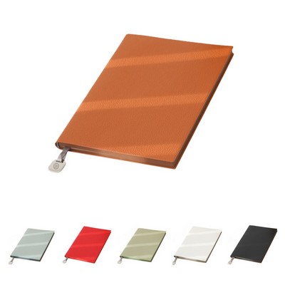 Custom Business Soft Cover Ruled Notebook w/Pendant